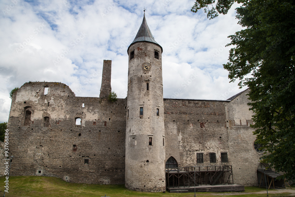 Medieval Haapsalu Episcopal Castle, Estonia