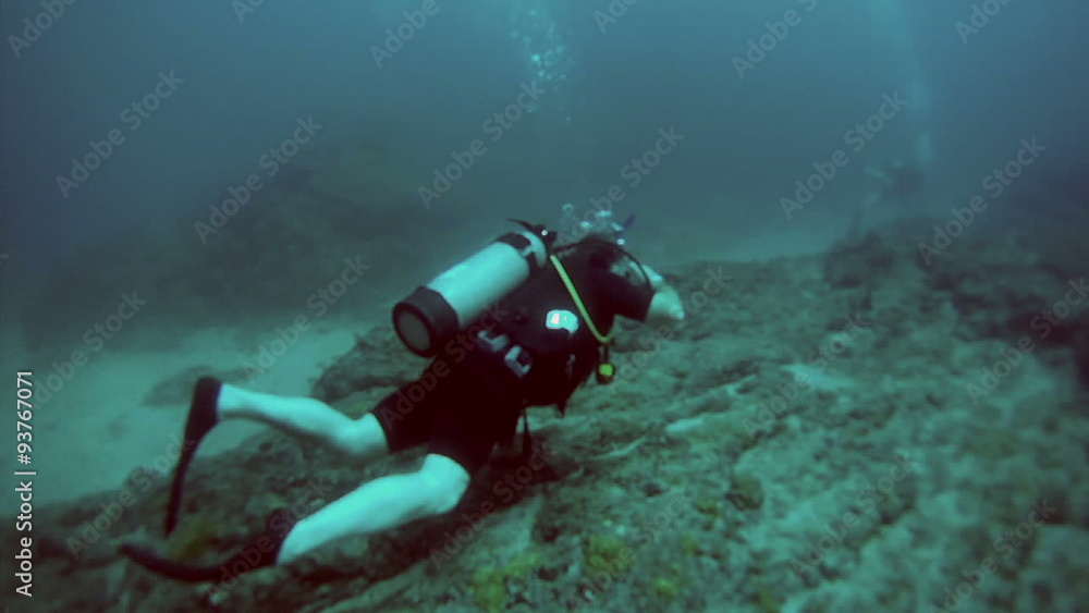 Scuba diver Pacific Ocean Puerto Vallarta HD 0021 Scuba diver Pacific Ocean Puerto Vallarta HD 0021