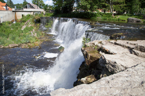 Waterfall in Keila-Joa. Estonia