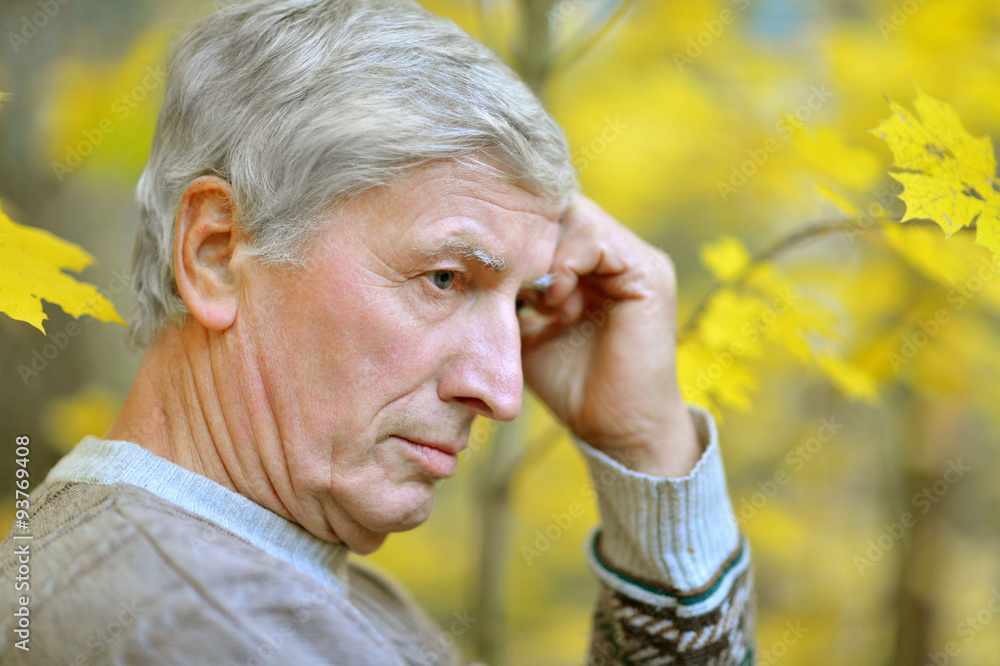 thughtful elderly man thughtful elderly man