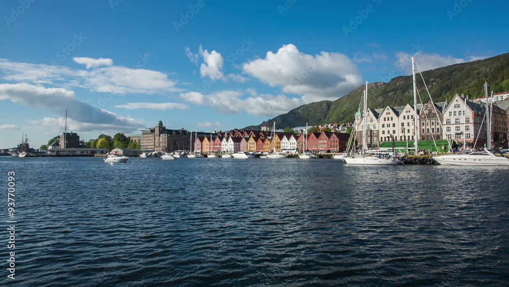 Port of old Hanseatic in Bergen, Norway Port of old Hanseatic in Bergen, Norway