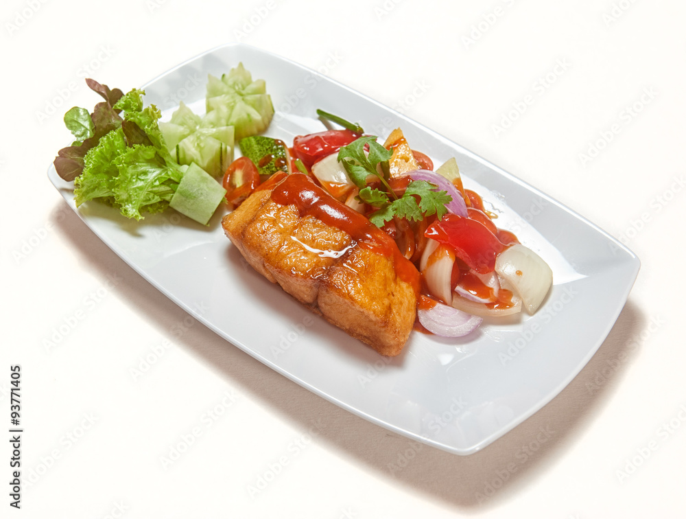 Fried fish fillet Fried fish fillet