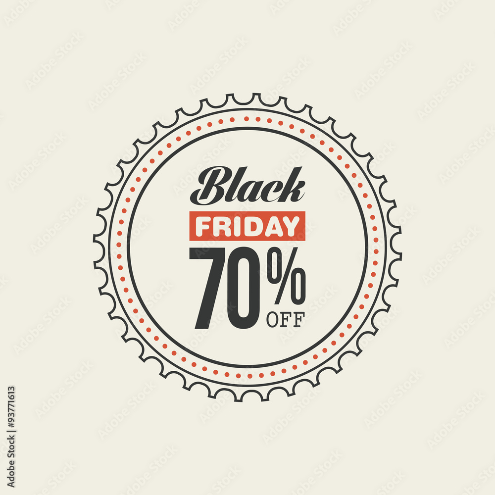 Fototapeta premium Black Friday