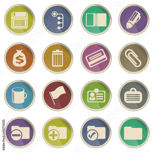 Office simple icons