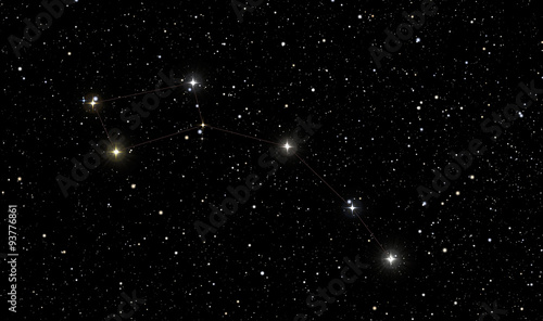 North Star in constellation of Ursa Minor photo