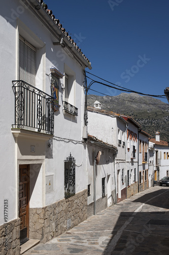 Calles del municipio de Líbar en la provincia de Málaga, Andalucía