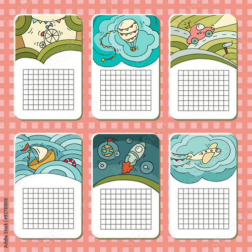 cute blocks for cards, notes
