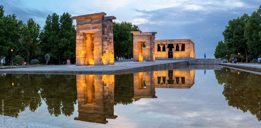 Obraz premium Temple de debod Madrid
