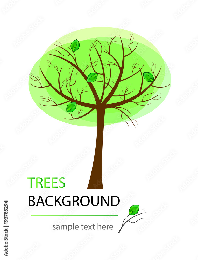 Obraz premium Vector tree