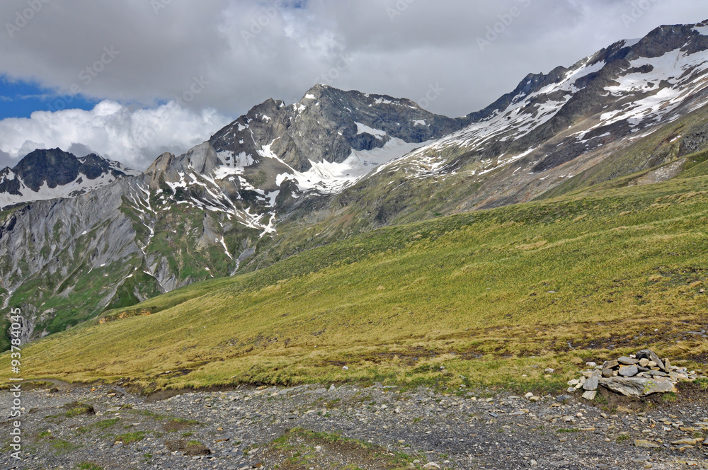 Alpine nature / The Alps are the highest and most extensive mountain range system that lies entirely in Europe, across Austria, France, Germany, Italy, Liechtenstein, Monaco, Slovenia, and Switzerland