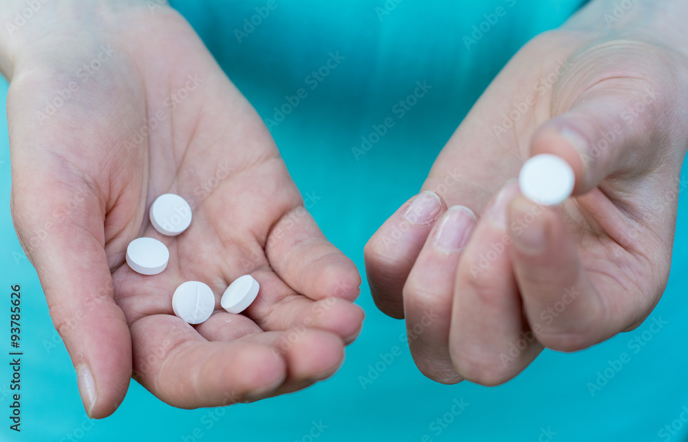 Close-up of two human hands, the hands are pills
Close-up of two human hands, the hands are pills