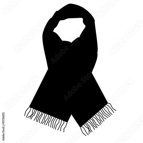 Black scarf