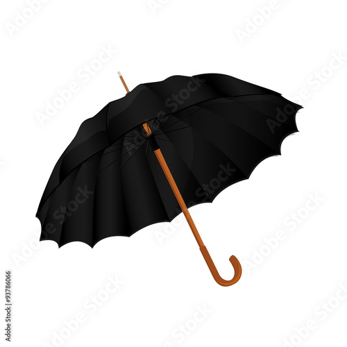 Black umbrella