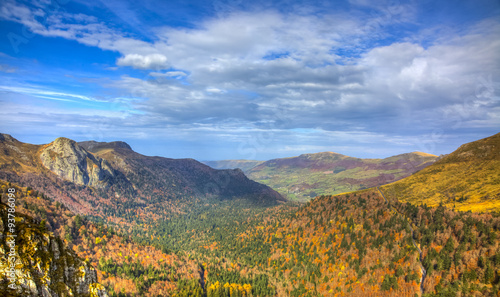 Beautiful Autumn Valley photo