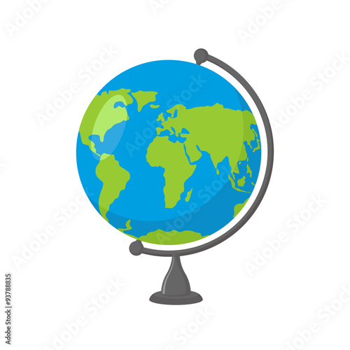 School Globe - model of Earth. Model of celestial sphere of pl