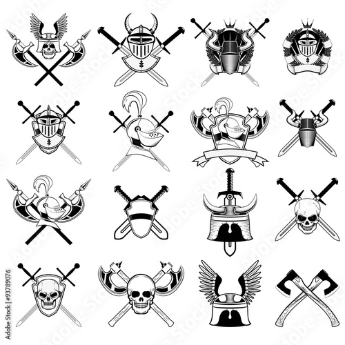 knight logo set