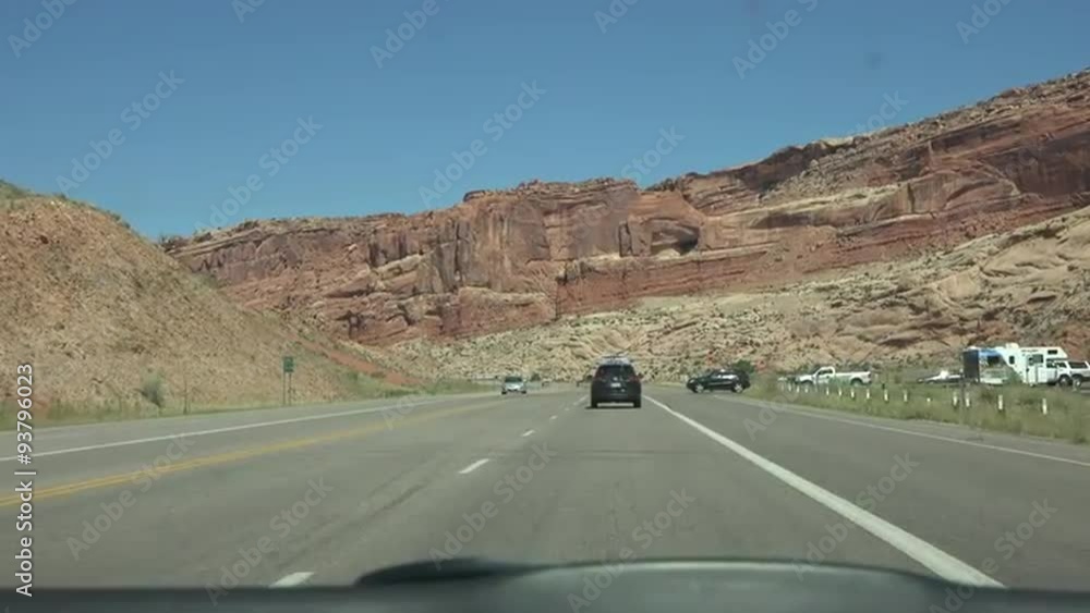 Arches National Park Moab Utah drive POV 4K Arches National Park Moab Utah drive POV 4K