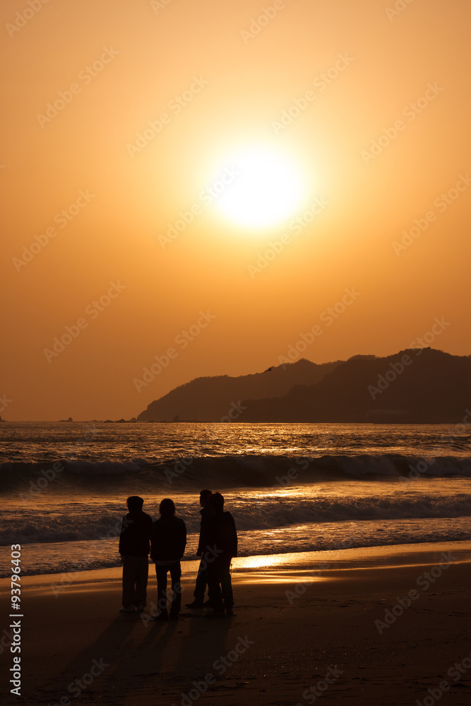 Fototapeta premium 長崎の夕陽