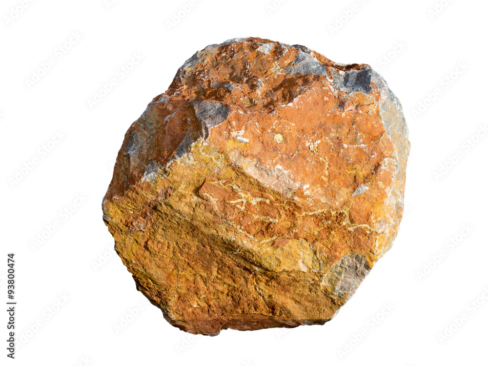 big granite rock stone isolated big granite rock stone isolated
