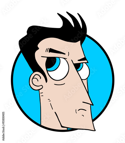 man face illustration
