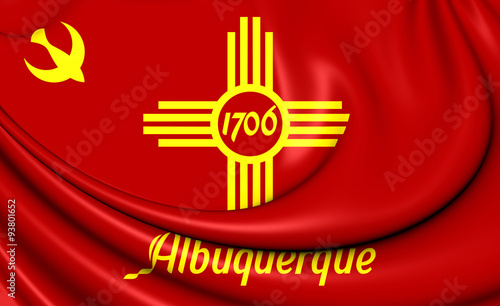 Flag of Albuquerque, New Mexico. photo