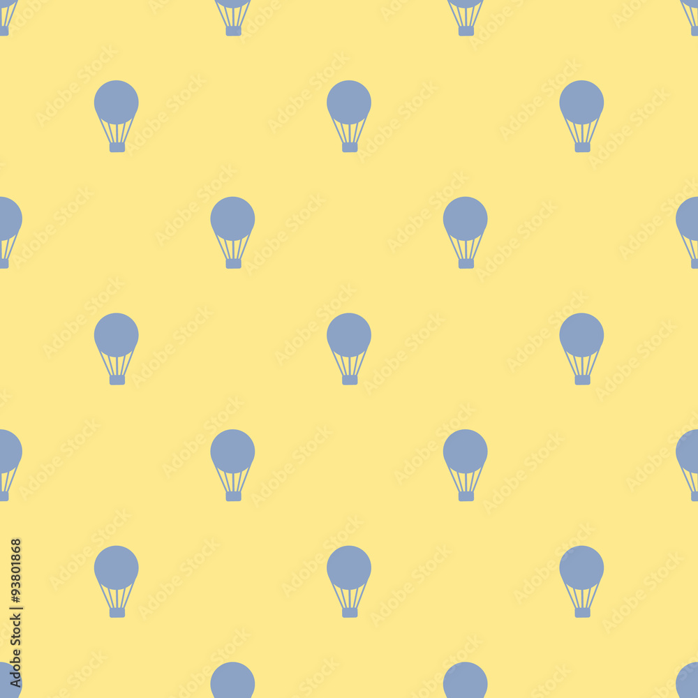 Seamless Background with hot air balloons retro. Seamless Background with hot air balloons retro.