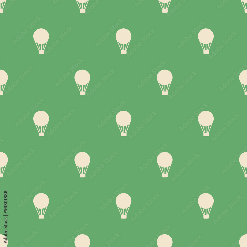 Seamless Background with hot air balloons retro. Seamless Background with hot air balloons retro.
