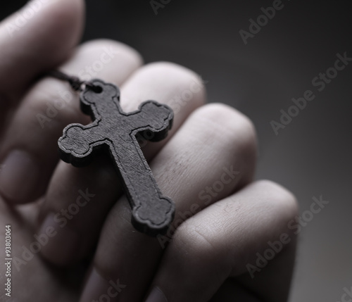 Hand Holding The Cross
