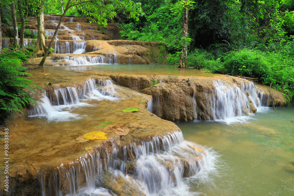 Kaofu waterfall in Thamphatai National Park , Thailand Kaofu waterfall in Thamphatai National Park , Thailand