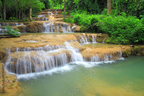 Kaofu waterfall in Thamphatai National Park , Thailand