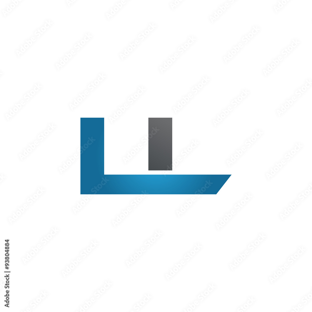 LL company linked letter logo blue LL company linked letter logo blue