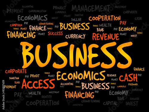 BUSINESS word cloud concept