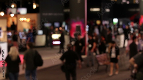 Wallpaper Mural NAB Las Vegas convention blur crowd P HD 9802 Torontodigital.ca