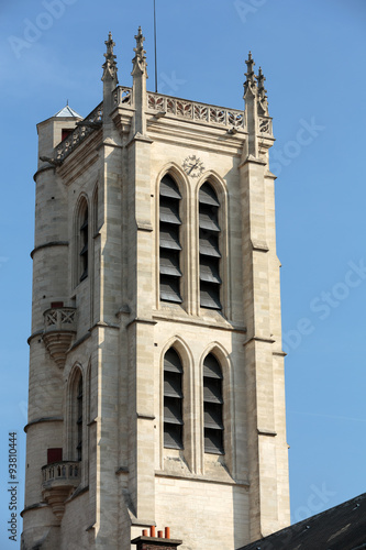 Paris -  Clovis bell tower. Henry IV High School, Public Secondary School Located in Paris,
