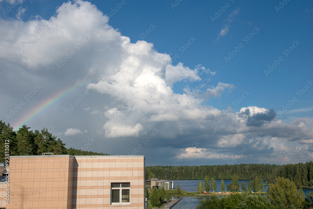 Rainbow in the sky