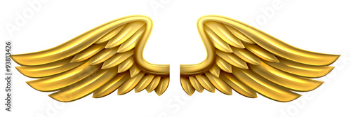 Metal Gold Wings