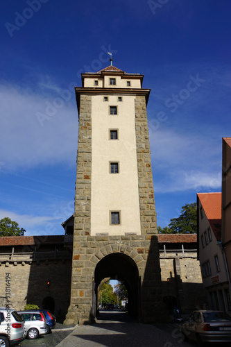 Würzburger Tor, Teil der historischen Stadtbefestigung photo