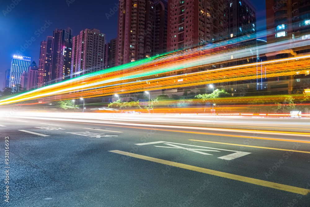 Naklejka premium light trails