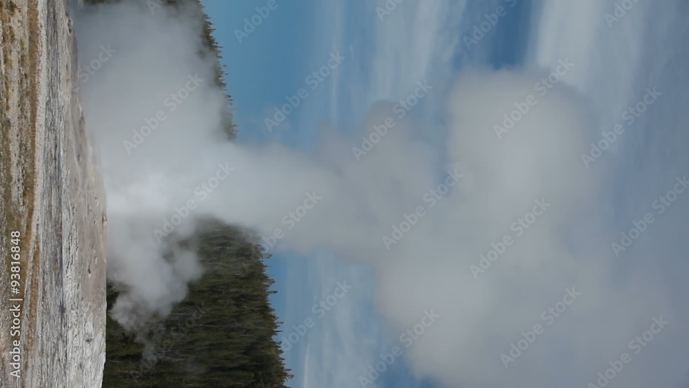 Old Faithful eruption vertical fast P HD 2309