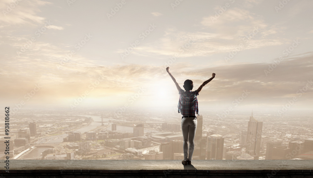 Fototapeta premium Face new day