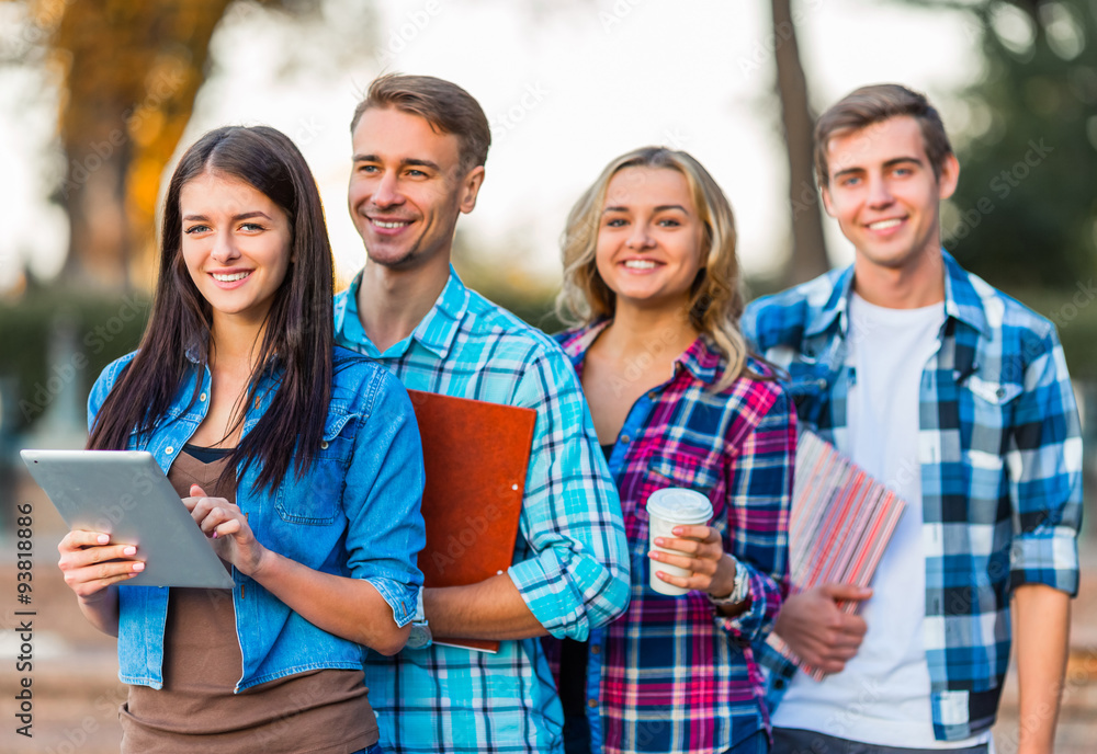 Obraz premium Students