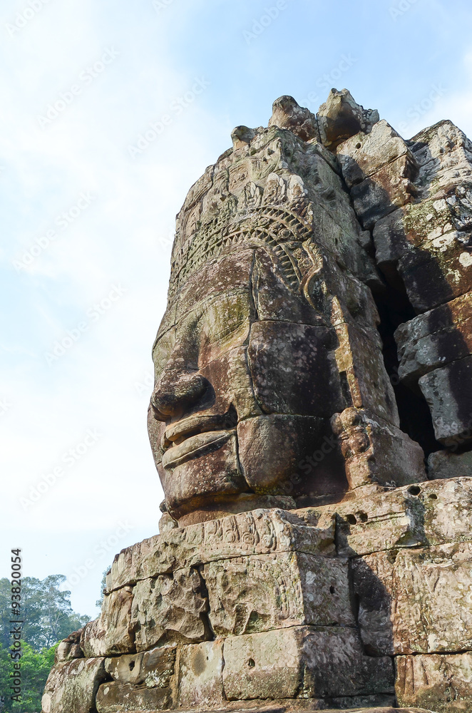 Face of Bayon temple