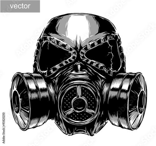 gas mask illustration