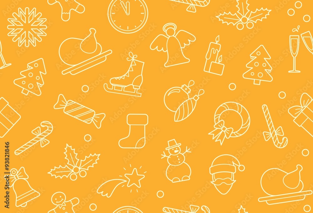 Seamless Christmas background