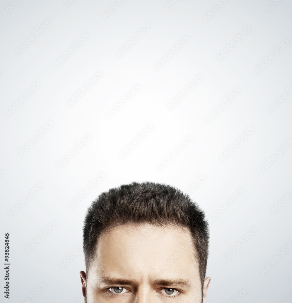 Obraz premium half head