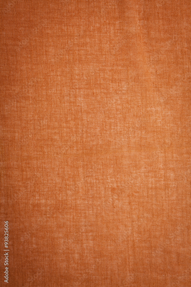 Fototapeta premium Orange fabric texture background