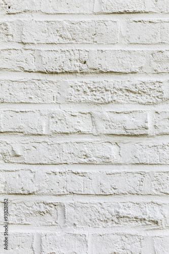 White color brick background and texture