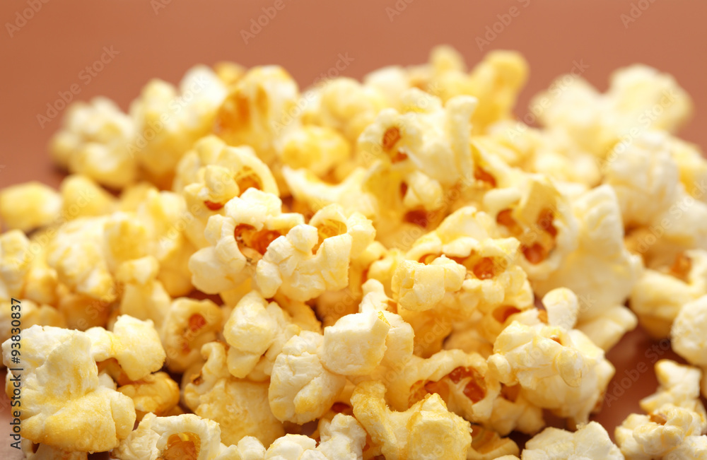 Fresh tasty popcorn