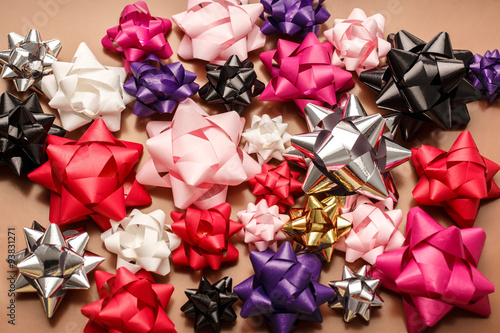 Set of decorative bows