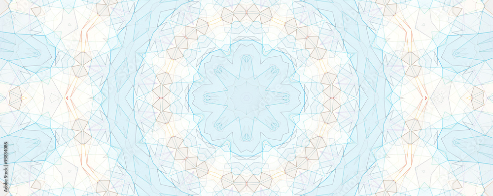 Light blue kaleidoscope background